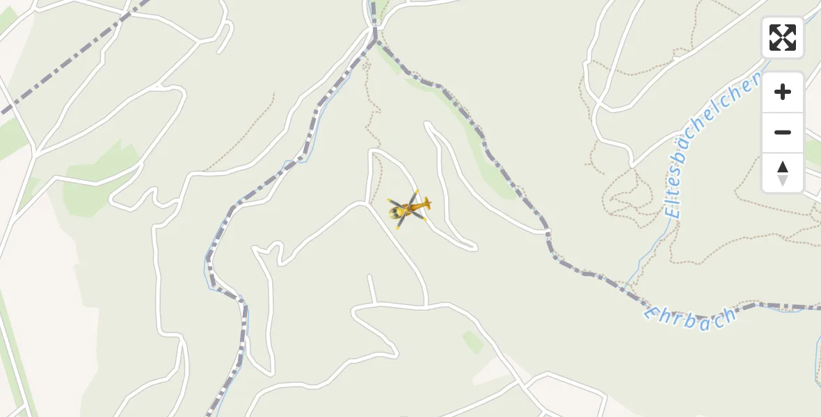 Flugroute Rettungshubschrauber Mermuth - Mermuth, 02 September 2026, 13:53
