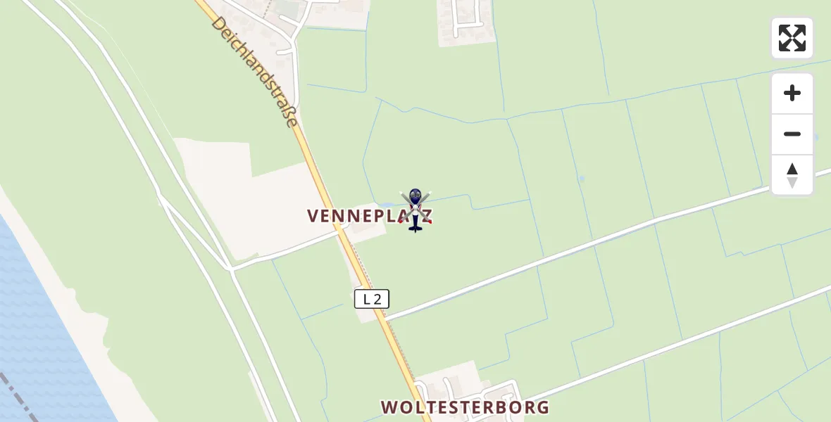 Flugroute Polizeihubschrauber Moormerland - Moormerland, 02 September 2026, 14:40