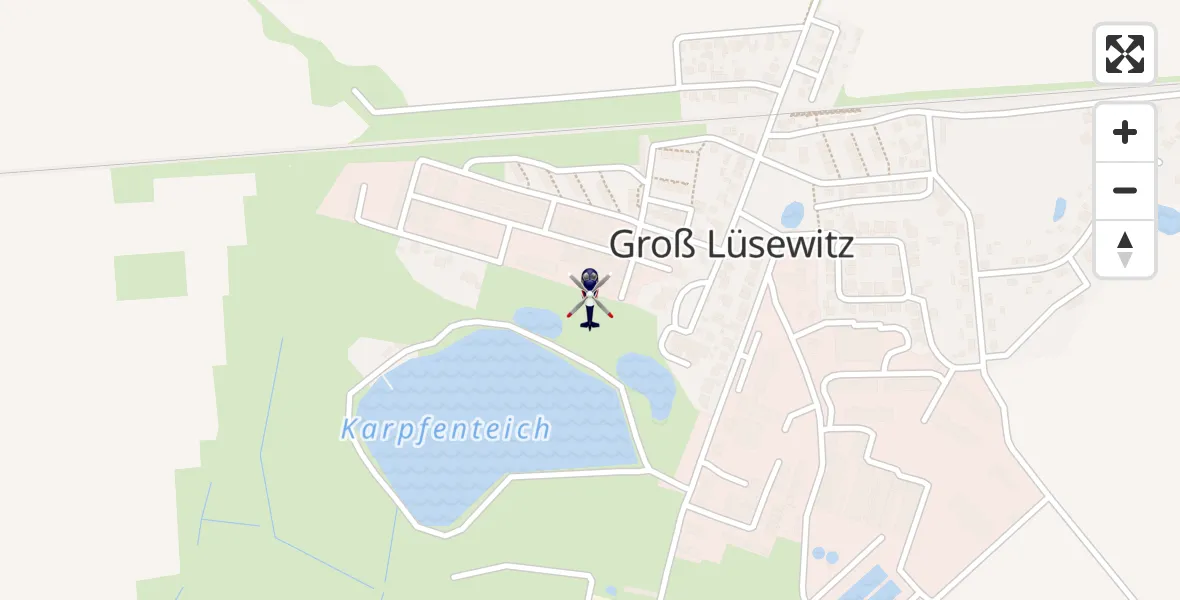 Flugroute Polizeihubschrauber Sanitz - Sanitz, 02 September 2026, 15:07