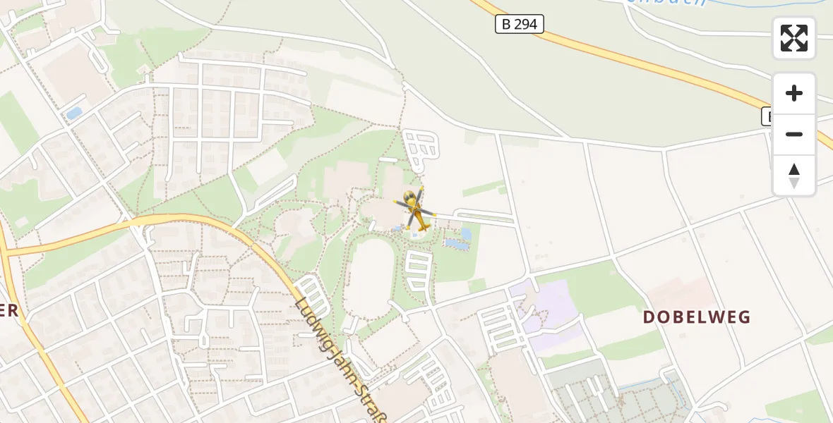 Flugroute Rettungshubschrauber Freudenstadt - Freudenstadt, 02 September 2026, 16:09