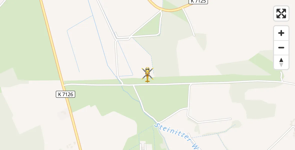 Flugroute Rettungshubschrauber Drebkau - Drebkau, 02 September 2026, 16:16
