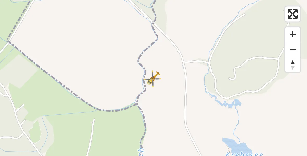 Flugroute Rettungshubschrauber Eschenlohe - Eschenlohe, 02 September 2026, 16:52