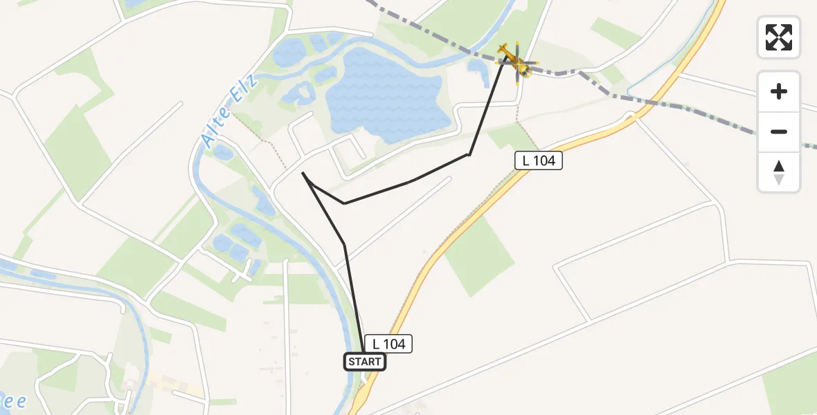 Flugroute Rettungshubschrauber Rust - Rust, 03 September 2026, 12:34