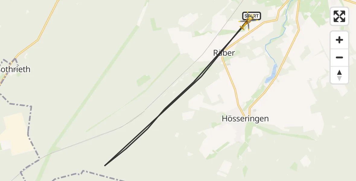 Flugroute Rettungshubschrauber Suderburg - Suderburg, 03 September 2026, 17:52