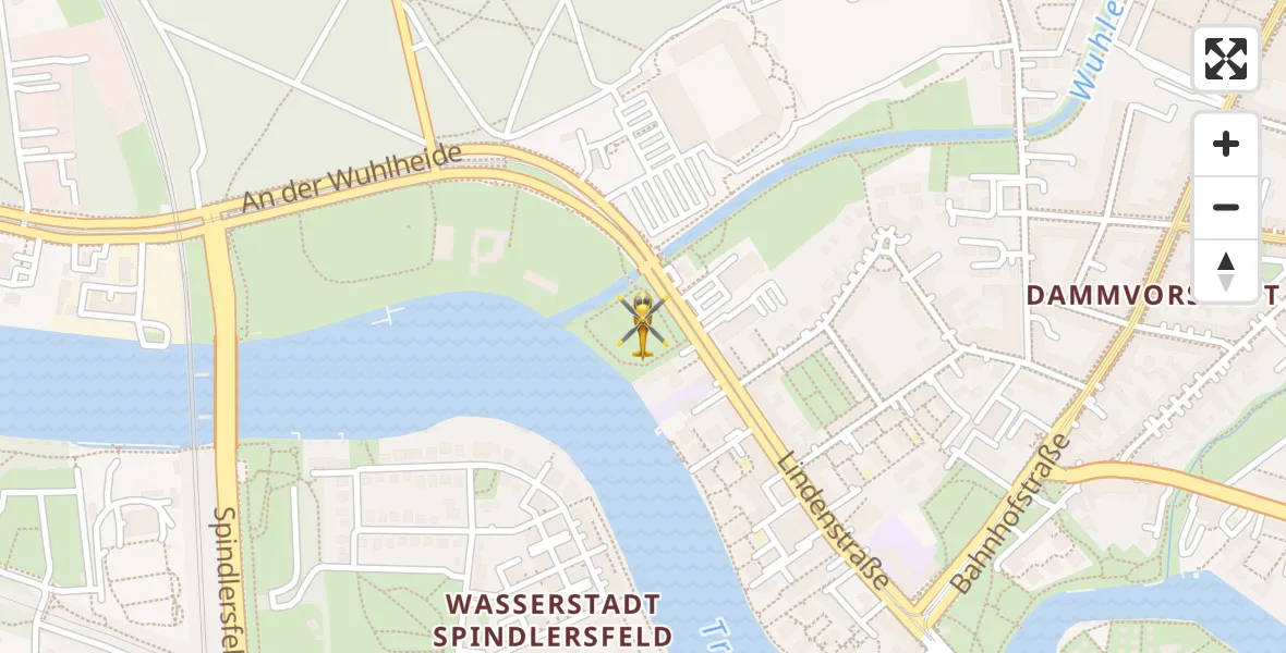 Flugroute Rettungshubschrauber Berlin - Berlin, 03 September 2026, 18:23