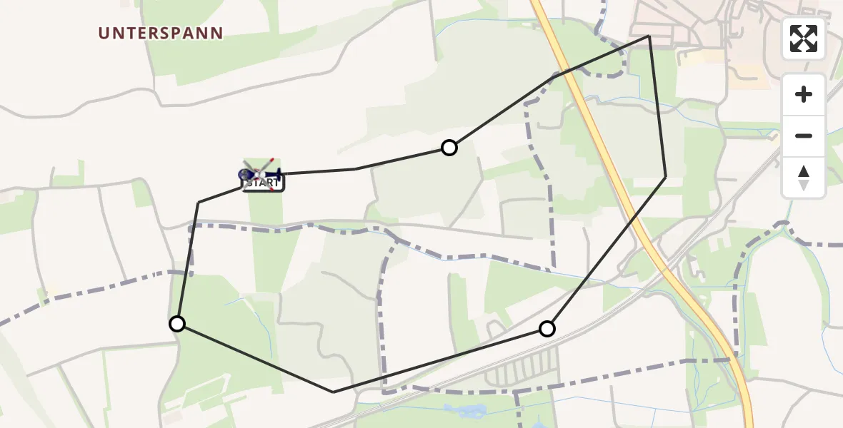 Flugroute Polizeihubschrauber Pliening - Pliening, 03 September 2026, 19:21