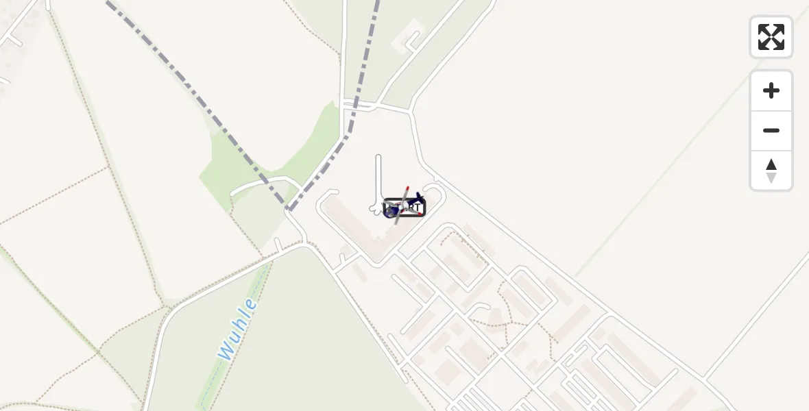 Flugroute Polizeihubschrauber Ahrensfelde Hubschrauberlandeplatz - Ahrensfelde Hubschrauberlandeplatz, 04 September 2026, 06:53