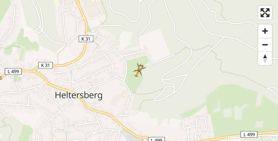 Flugroute Rettungshubschrauber Heltersberg - Heltersberg, 04 September 2026, 07:35