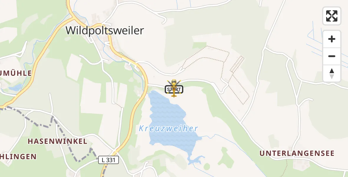 Flugroute Rettungshubschrauber Neukirch - Neukirch, 04 September 2026, 09:52