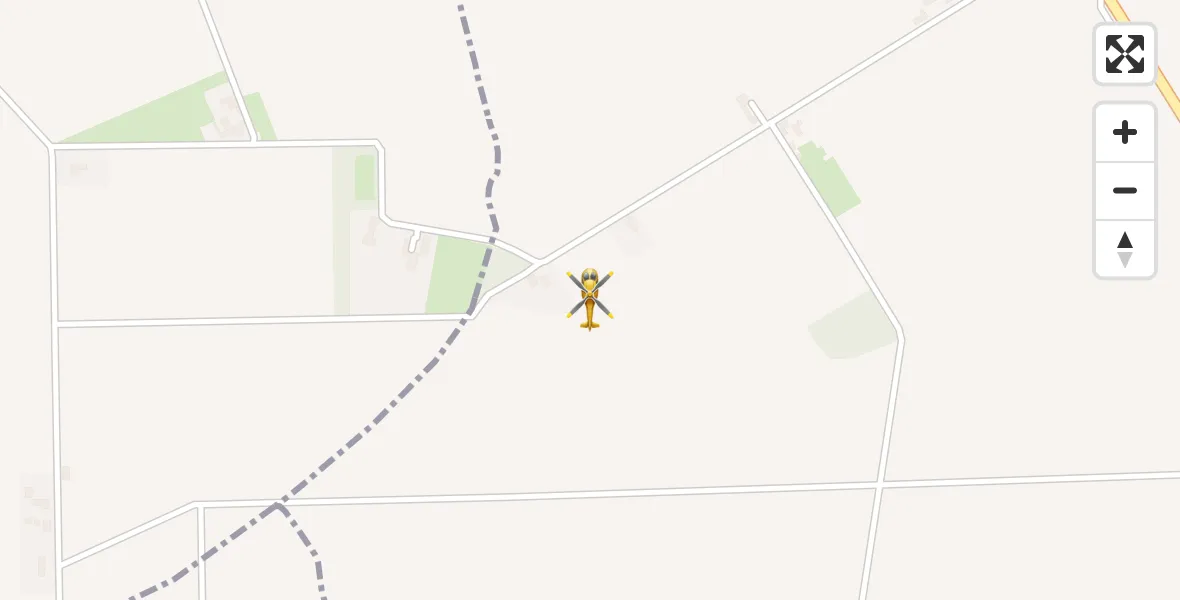 Flugroute Rettungshubschrauber Bruchhausen-Vilsen - Bruchhausen-Vilsen, 04 September 2026, 11:30