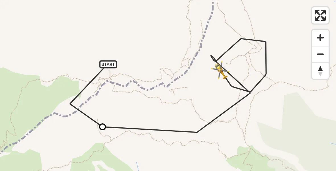 Flugroute Rettungshubschrauber Bischofswiesen - Schellenberger Forst, 04 September 2026, 14:39