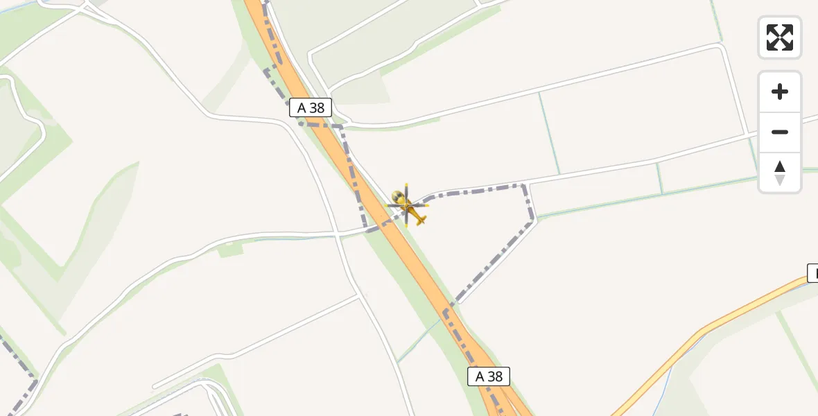 Flugroute Rettungshubschrauber Friedland - Friedland, 04 September 2026, 17:39