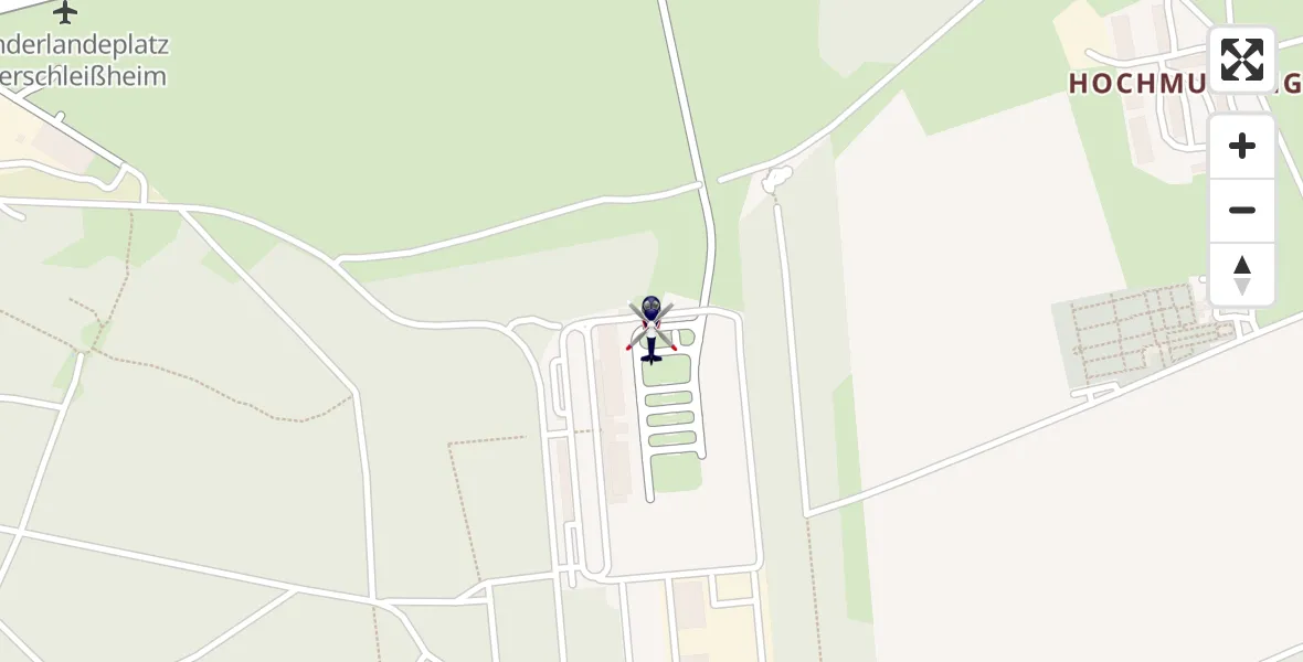 Flugroute Polizeihubschrauber Oberschleißheim - Oberschleißheim, 04 September 2026, 19:17