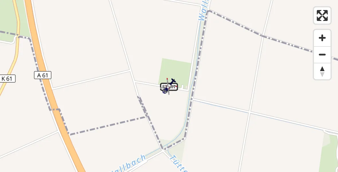 Flugroute Polizeihubschrauber Swisttal - Swisttal, 04 September 2026, 20:19