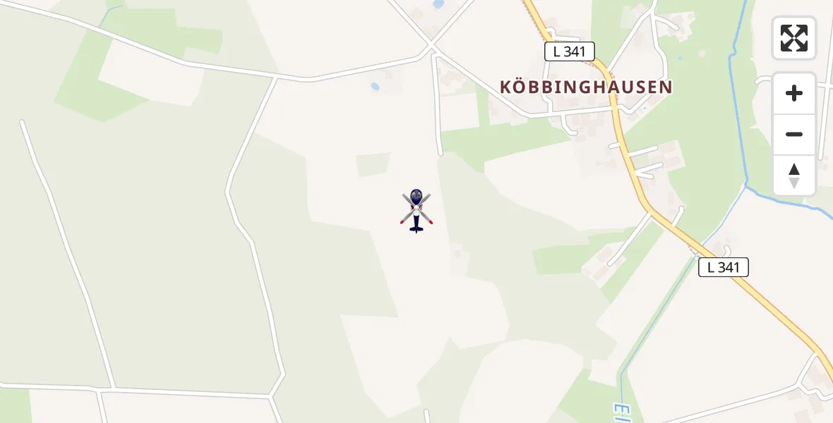 Flugroute Polizeihubschrauber Twistringen - Twistringen, 05 September 2026, 12:22