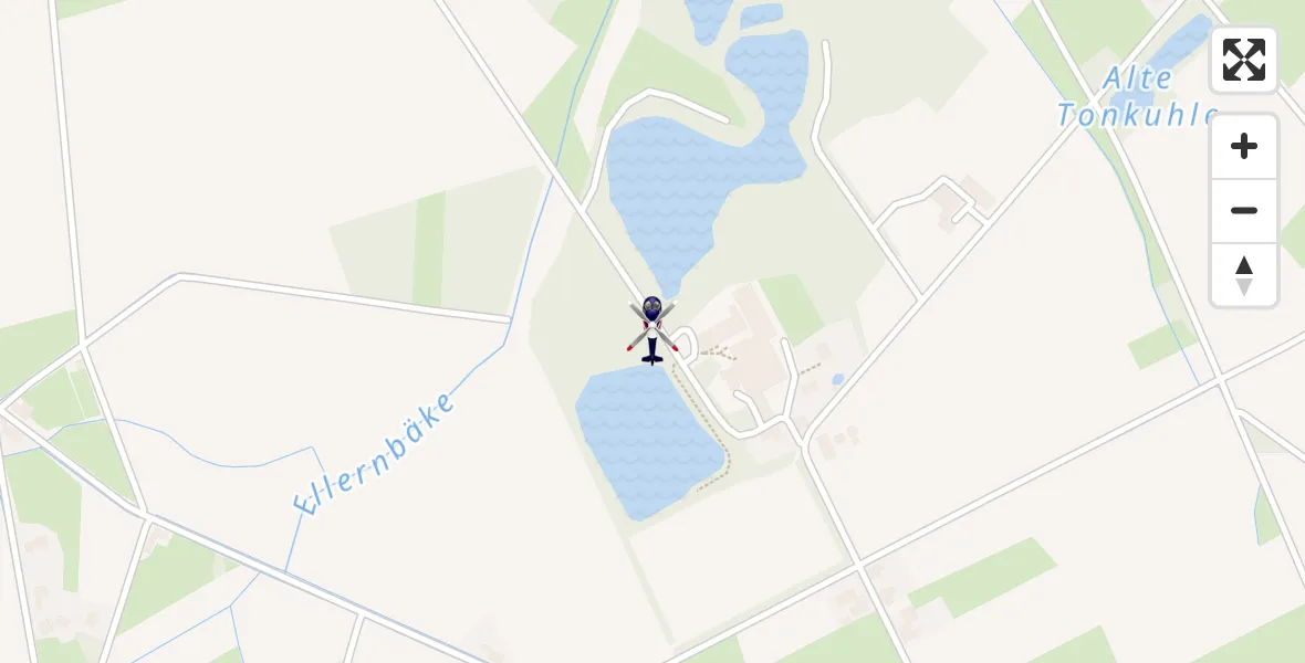 Flugroute Polizeihubschrauber Twistringen - Twistringen, 05 September 2026, 15:08