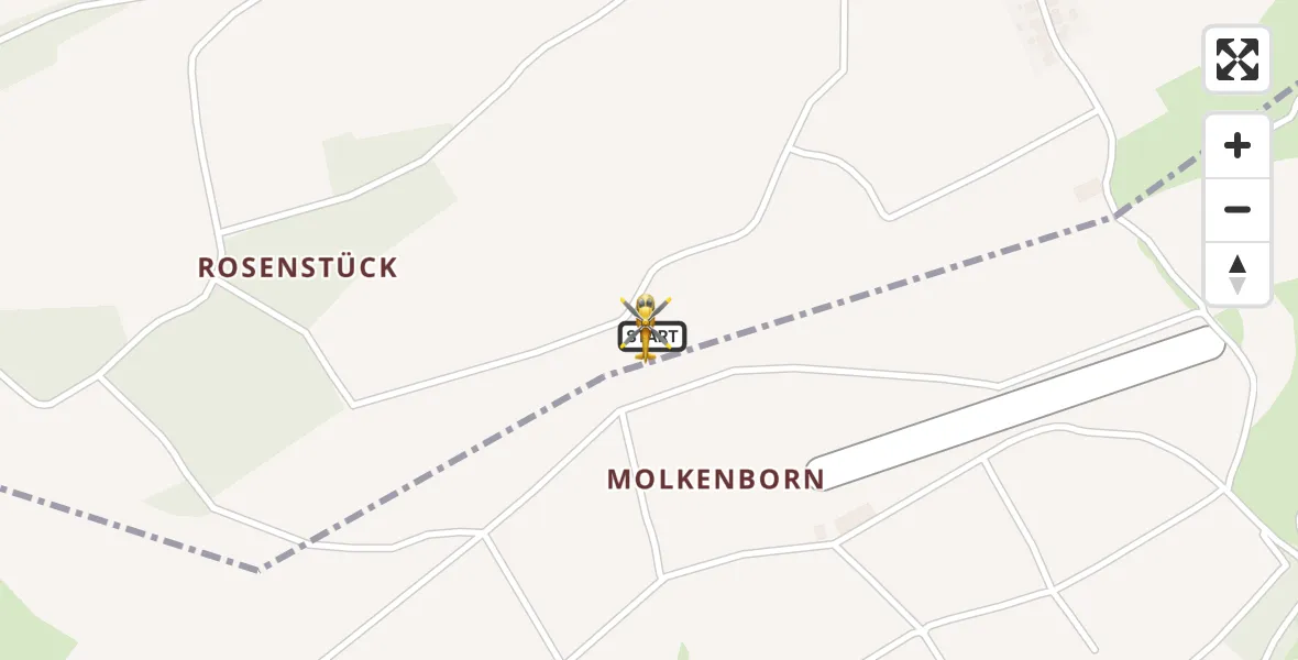 Flugroute Rettungshubschrauber Rockenhausen - Rockenhausen, 05 September 2026, 18:06
