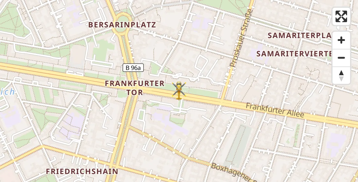 Flugroute Rettungshubschrauber Berlin - Berlin, 06 September 2026, 11:42