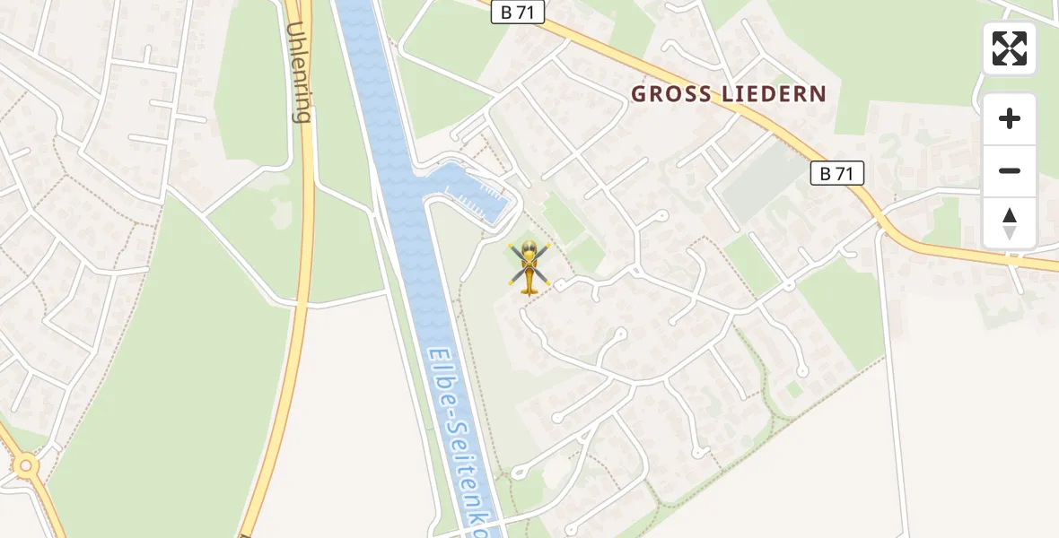 Flugroute Rettungshubschrauber Uelzen - Uelzen, 06 September 2026, 15:04