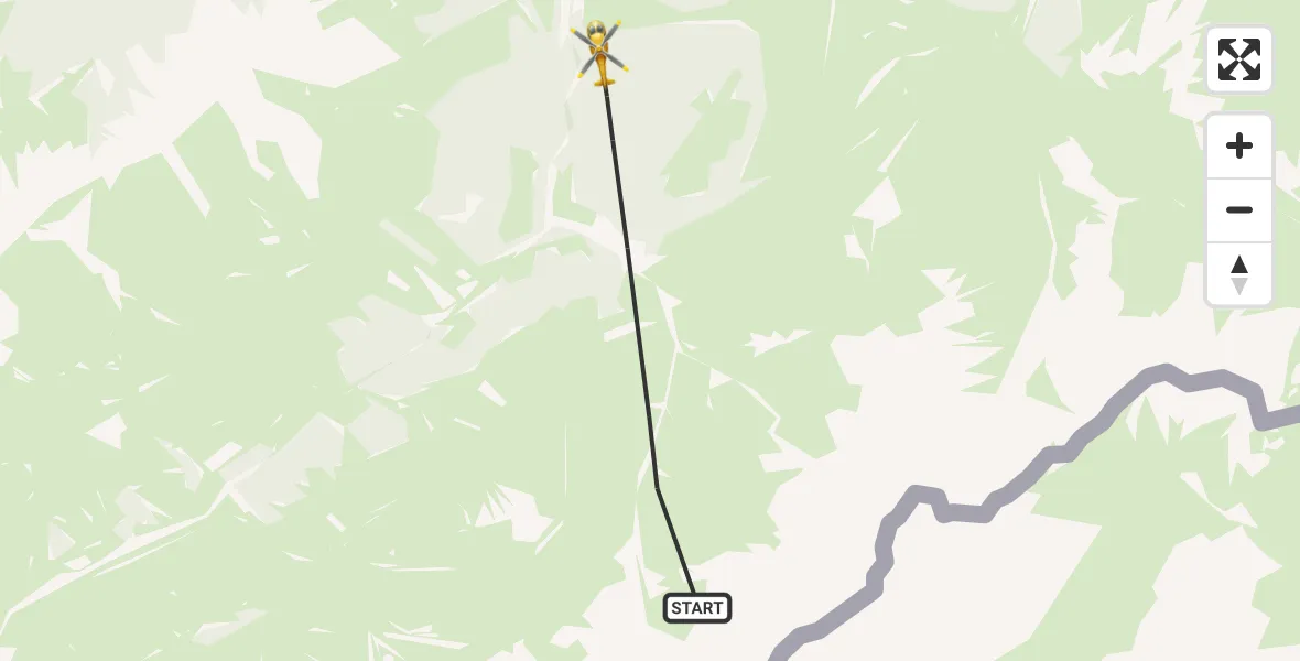 Flugroute Rettungshubschrauber Oberstdorf - Oberstdorf, 07 September 2026, 11:08
