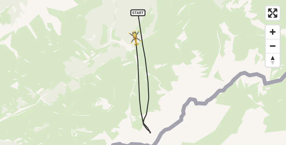 Flugroute Rettungshubschrauber Oberstdorf - Oberstdorf, 07 September 2026, 11:42
