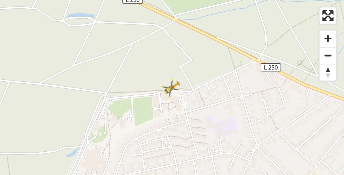 Flugroute Rettungshubschrauber ADAC Air Rescue Station Uelzen Hubschrauberlandeplatz (Christoph 19) - ADAC Air Rescue Station Uelzen Hubschrauberlandeplatz (Christoph 19), 07 September 2026, 11:41