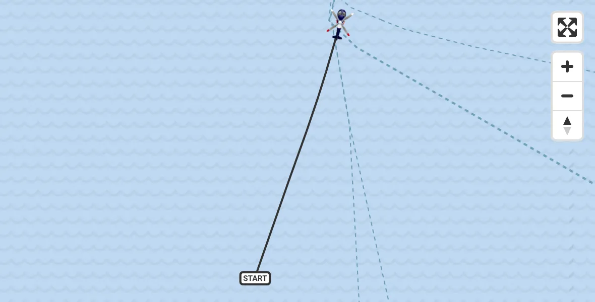 Flugroute Polizeihubschrauber Noordzee - North Sea, 08 September 2026, 11:53