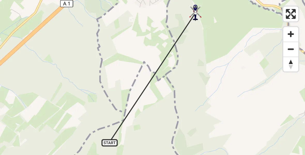 Flugroute Polizeihubschrauber Mehring - Ensch, 08 September 2026, 12:13