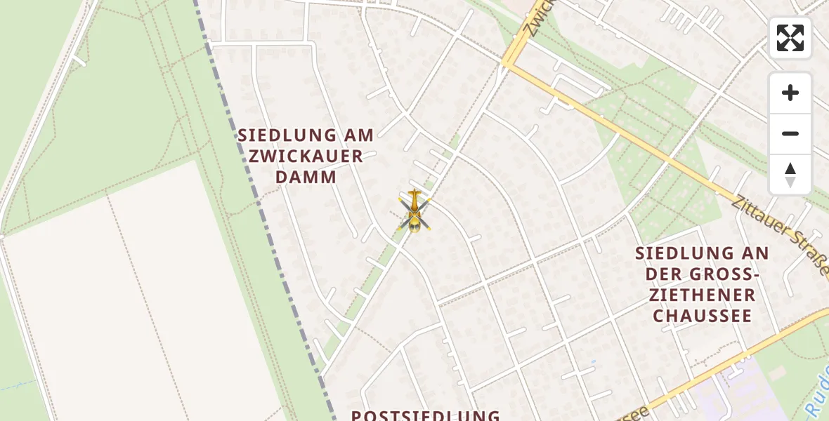 Flugroute Rettungshubschrauber Berlin - Berlin, 08 September 2026, 13:56