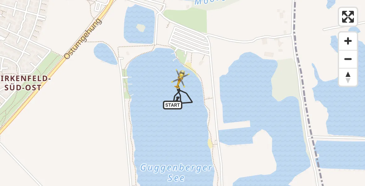 Flugroute Rettungshubschrauber Neutraubling - Neutraubling, 08 September 2026, 15:05