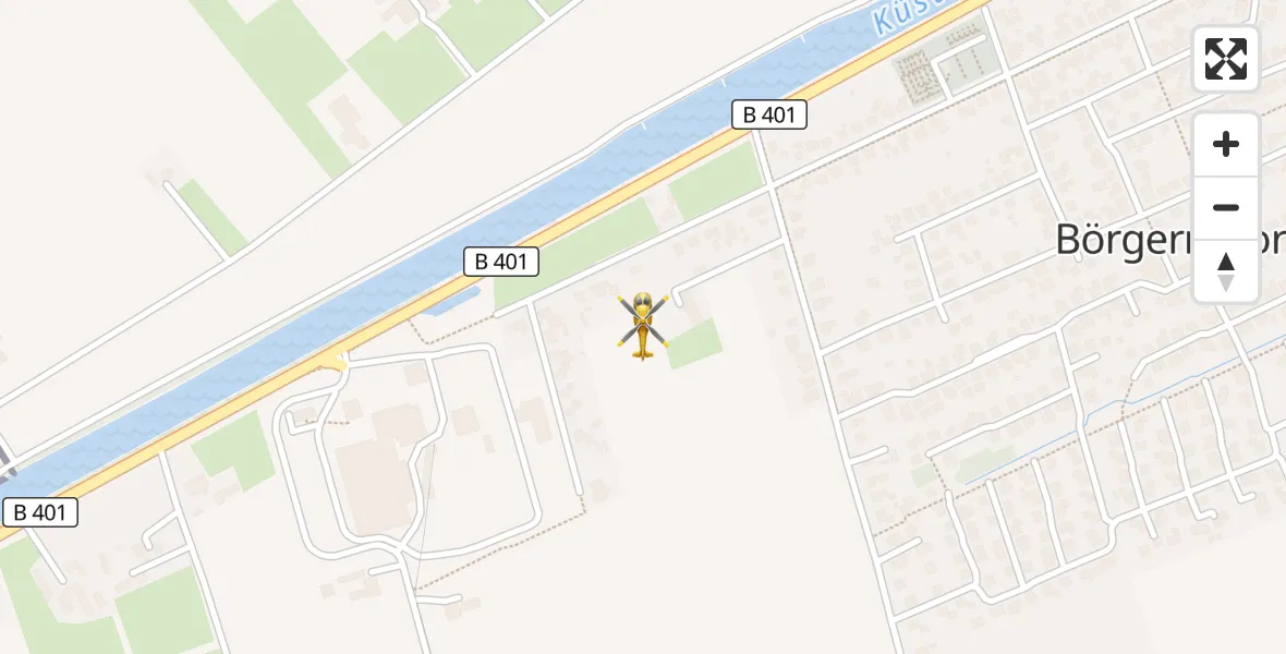 Flugroute Rettungshubschrauber Surwold - Surwold, 10 September 2026, 09:38