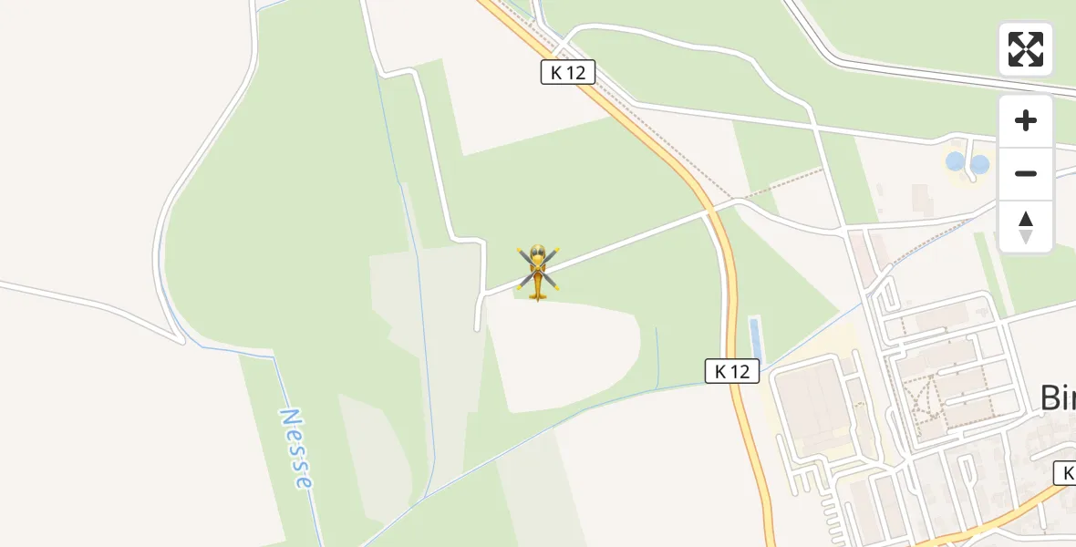 Flugroute Rettungshubschrauber Erfurt - Erfurt, 10 September 2026, 14:14