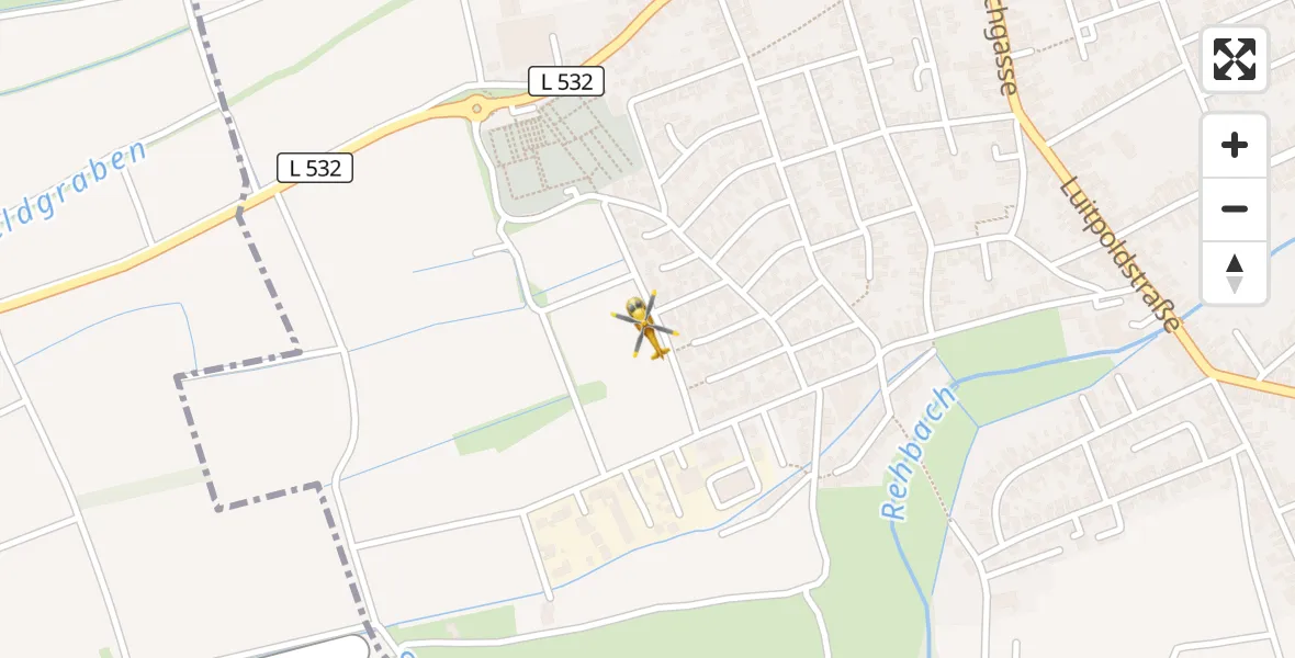 Flugroute Rettungshubschrauber Böhl-Iggelheim - Böhl-Iggelheim, 10 September 2026, 17:52