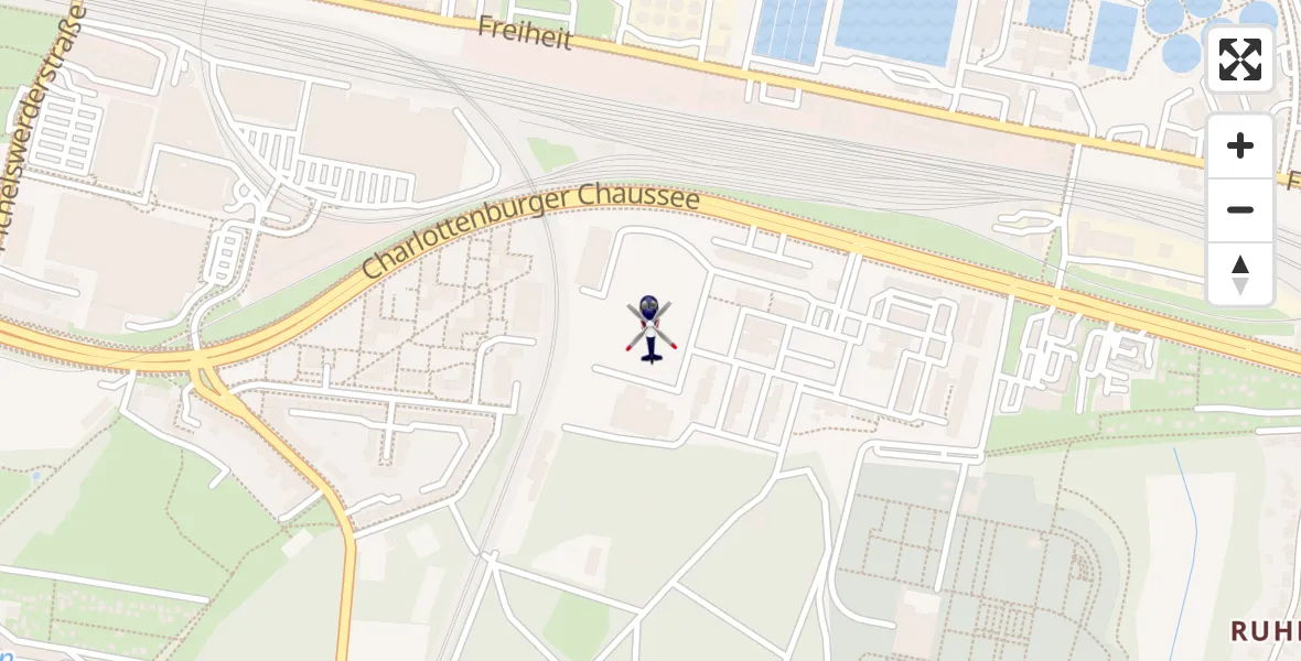 Flugroute Polizeihubschrauber Berlin - Berlin, 12 September 2026, 11:41