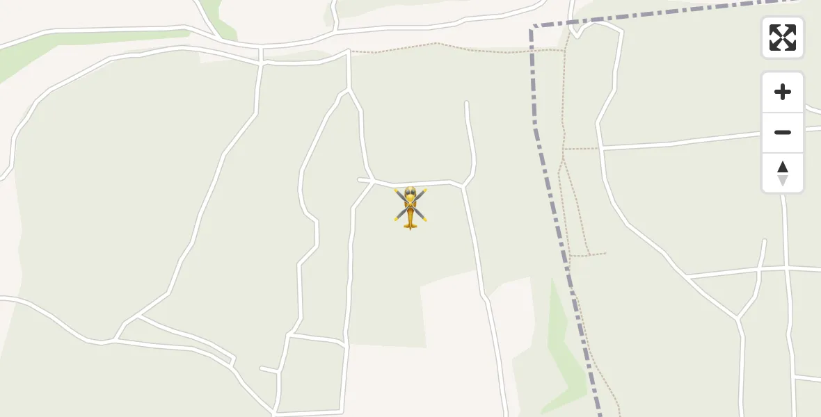 Flugroute Rettungshubschrauber Blankenhain - Blankenhain, 12 September 2026, 11:52