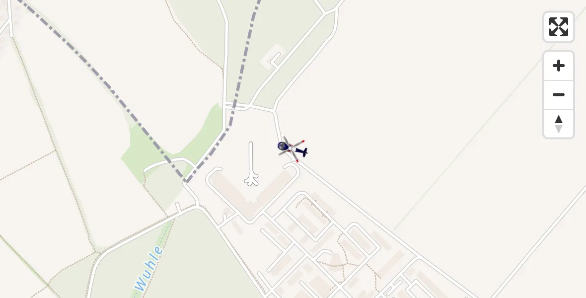 Flugroute Polizeihubschrauber Ahrensfelde Hubschrauberlandeplatz - Ahrensfelde Hubschrauberlandeplatz, 13 September 2026, 11:21