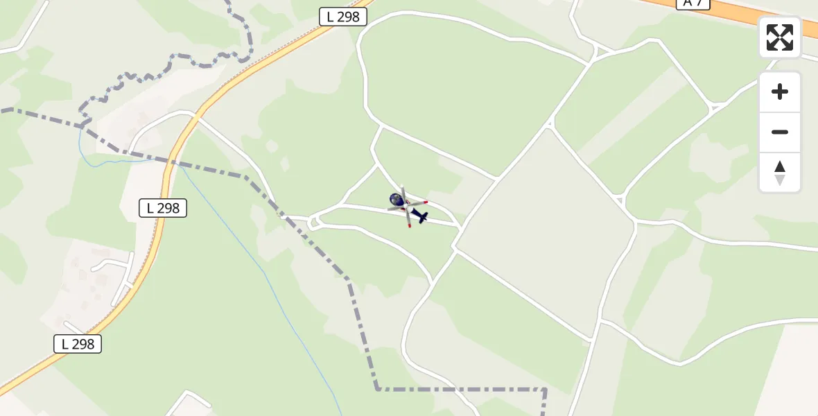 Flugroute Polizeihubschrauber Langwedel - Langwedel, 13 September 2026, 18:51