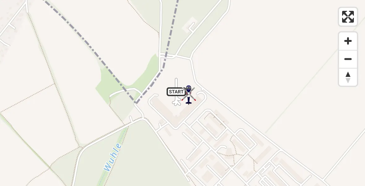 Flugroute Polizeihubschrauber Ahrensfelde Hubschrauberlandeplatz - Ahrensfelde Hubschrauberlandeplatz, 13 September 2026, 19:10