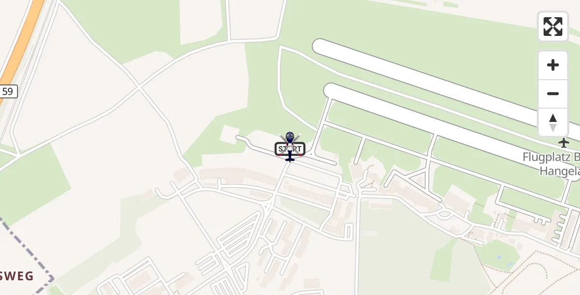 Flugroute Polizeihubschrauber Sankt Augustin - Sankt Augustin, 14 September 2026, 07:26