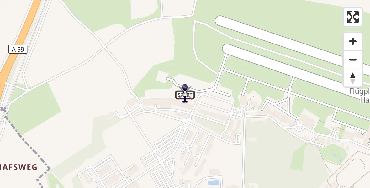 Flugroute Polizeihubschrauber Sankt Augustin - Sankt Augustin, 14 September 2026, 07:28