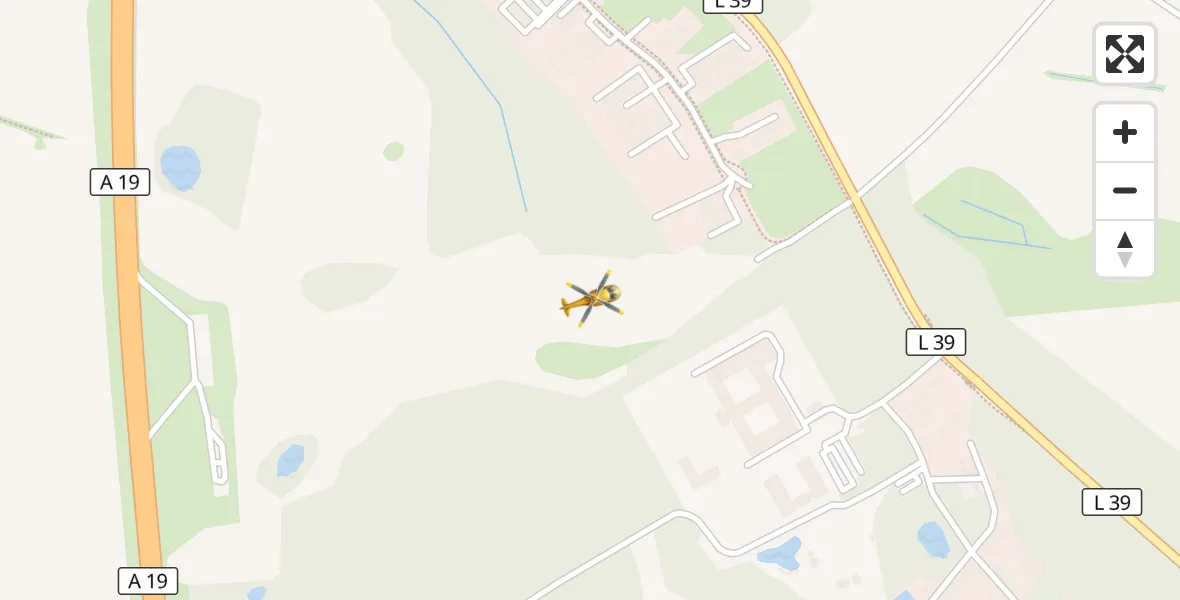 Flugroute Ambulanzhubschrauber Dummerstorf - Dummerstorf, 14 September 2026, 08:33