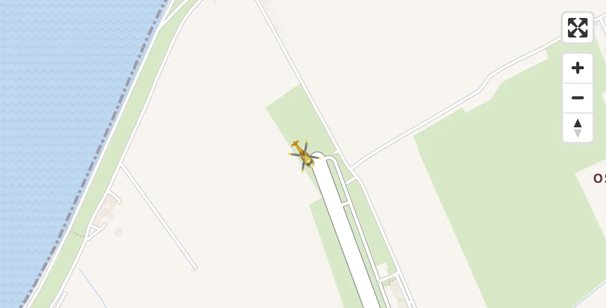 Flugroute Ambulanzhubschrauber Norden-Norddeich Flughafen - Norden-Norddeich Flughafen, 14 September 2026, 16:22
