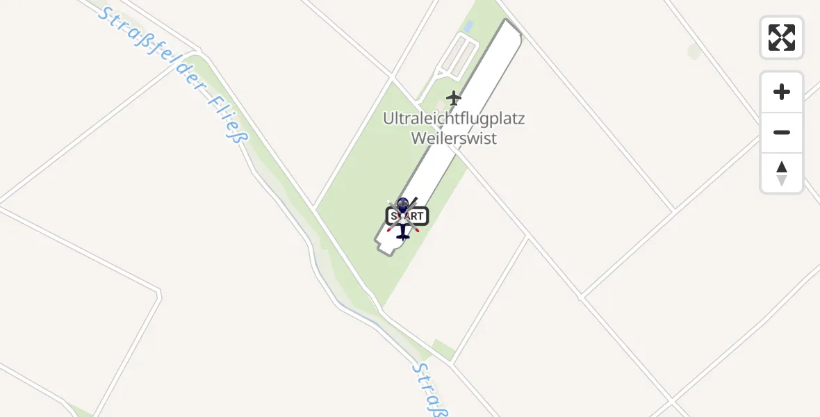 Flugroute Polizeihubschrauber Weilerswist UL - Weilerswist UL, 15 September 2026, 06:07