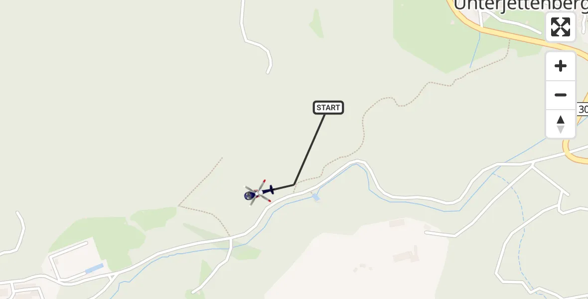 Flugroute Polizeihubschrauber Schneizlreuth - Schneizlreuth, 15 September 2026, 10:49