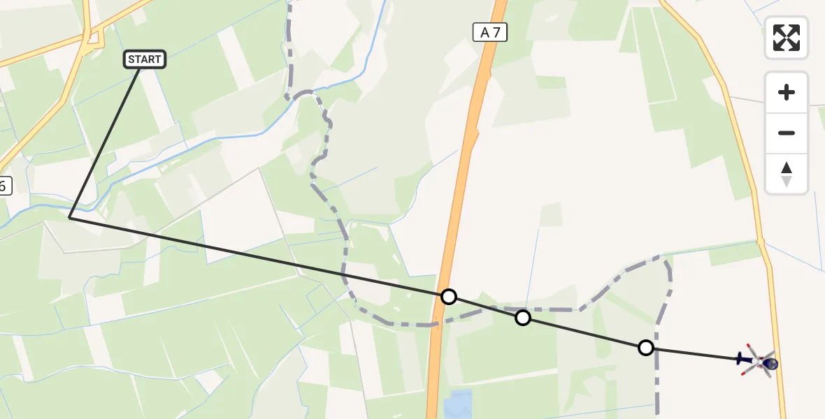 Flugroute Polizeihubschrauber Bad Bramstedt - Bimöhlen, 15 September 2026, 11:54