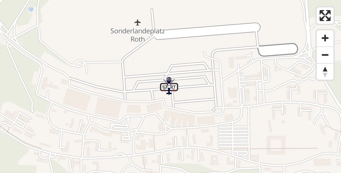 Flugroute Polizeihubschrauber Flugplatz Roth - Flugplatz Roth, 15 September 2026, 12:59
