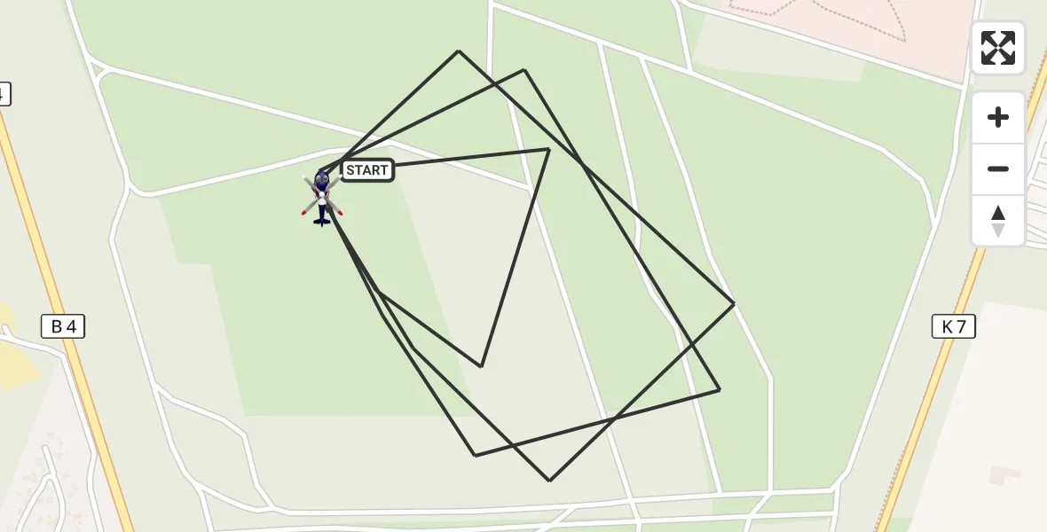 Flugroute Polizeihubschrauber Wesendorf - Wesendorf, 16 September 2026, 07:56