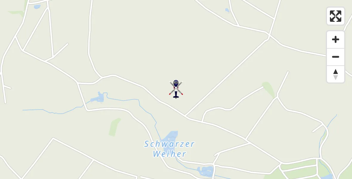 Flugroute Polizeihubschrauber Dahlem - Dahlem, 16 September 2026, 08:44