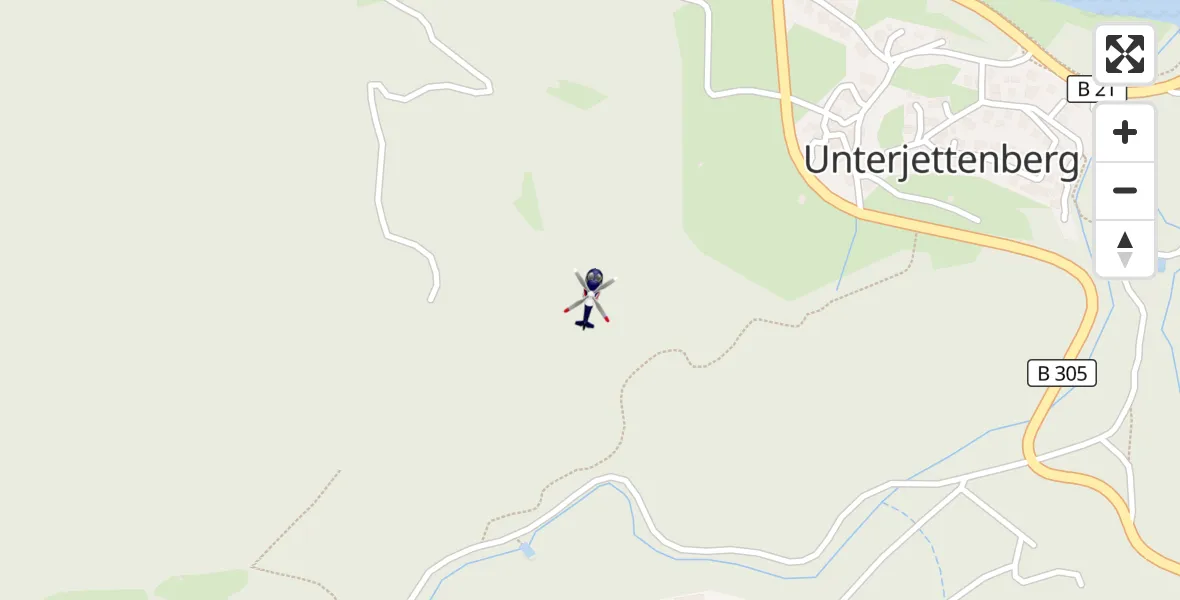 Flugroute Polizeihubschrauber Schneizlreuth - Schneizlreuth, 16 September 2026, 10:54