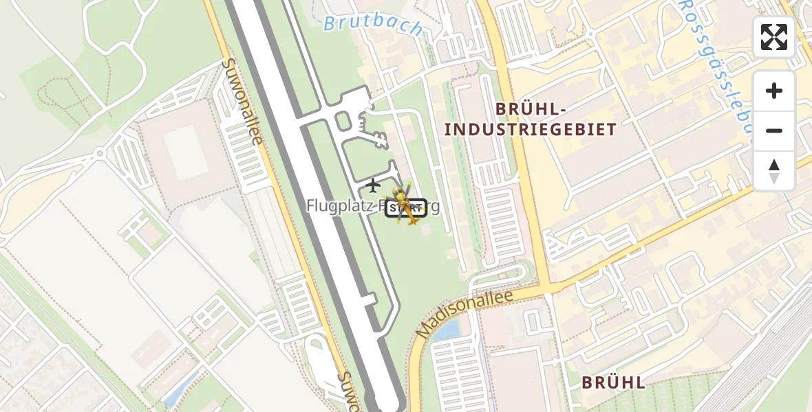 Flugroute Ambulanzhubschrauber Freiburg im Breisgau Flugplatz - Freiburg im Breisgau Flugplatz, 16 September 2026, 12:25